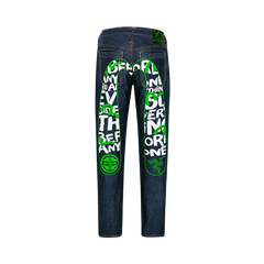 Razer | EVISU Daicock Print with Embroidery Carrot-Fit Jeans #2017 - 36